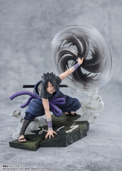 PREORDINE+ CHIUSO 07/2024 Naruto Shippuden FiguartsZERO Extra Battle PVC Statue Sasuke Uchiha -The Light & Dark of the Mangekyo Sharingan- 20 cm