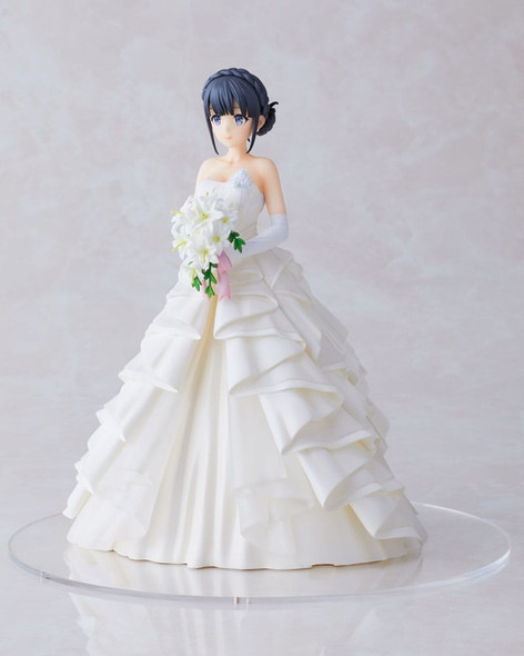 SU ORDINAZIONE Rascal Does Not Dream of Bunny Girl Senpai Statue 1/7 Shoko Makinohara Wedding ver 22 cm