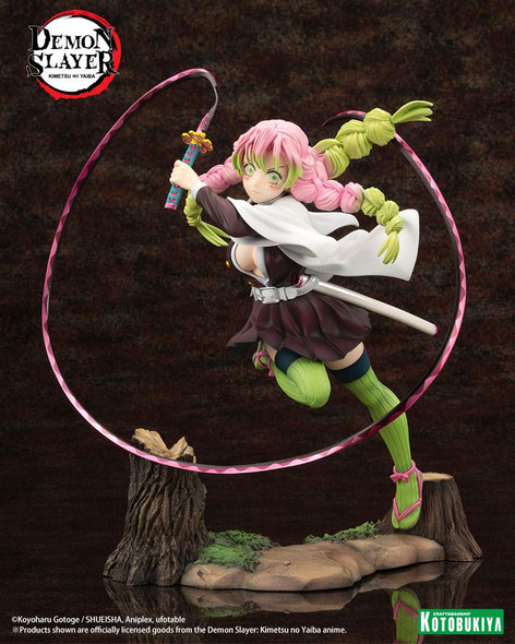 SU ORDINAZIONE Demon Slayer: Kimetsu no Yaiba ARTFXJ Statue 1/8 Mitsuri Kanroji Bonus Edition 25 cm