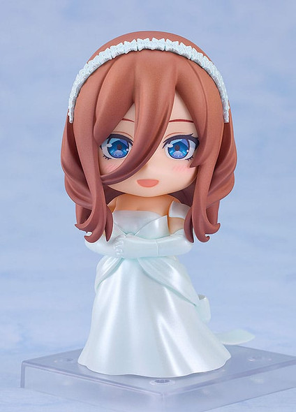 PREORDINE+ 09/2024 The Quintessential Quintuplets Nendoroid Action Figure Miku Nakano: Wedding Dress Ver. 10 cm