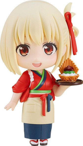 PREORDINE+ 08/2024 Lycoris Recoil Nendoroid Action Figure Chisato Nishikigi: Cafe LycoReco Uniform Ver. 10 cm