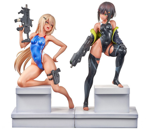 PREORDINE+ 11/2024 Arms Note Statue 1/7 Swim Team Bucho-chan and Kohai-chan 22 cm