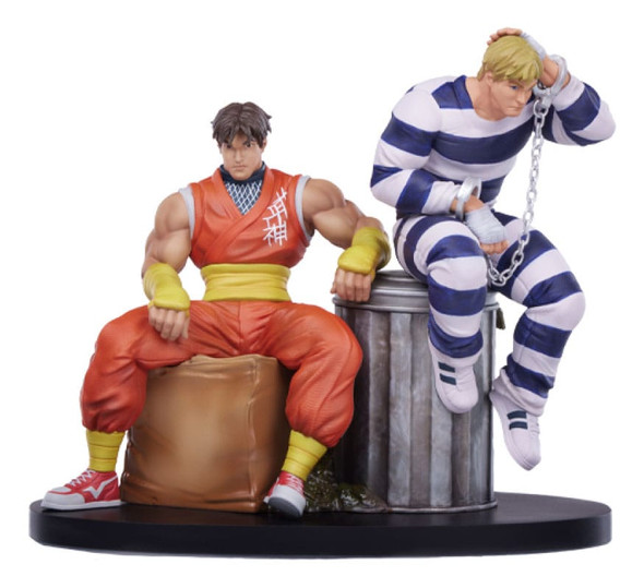 PREORDINE 12/2024 Street Fighter PVC Statue 1/10 Cody & Guy 18 cm  (PREORDINE NON CANCELLABILE)