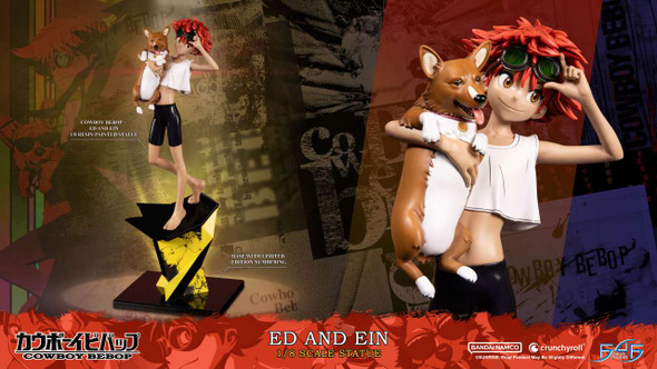 PREORDINE 06/2025 Cowboy Bebop - Ed & Ein 28 cm 1/8 Statue  (PREORDINE NON CANCELLABILE)