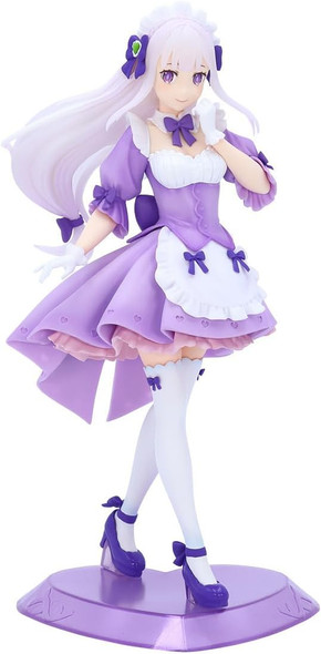 PREORDINE+ 12/2024 Re:ZERO Starting Life in Another World Tenitol Figure - Maid Emilia 28 cm