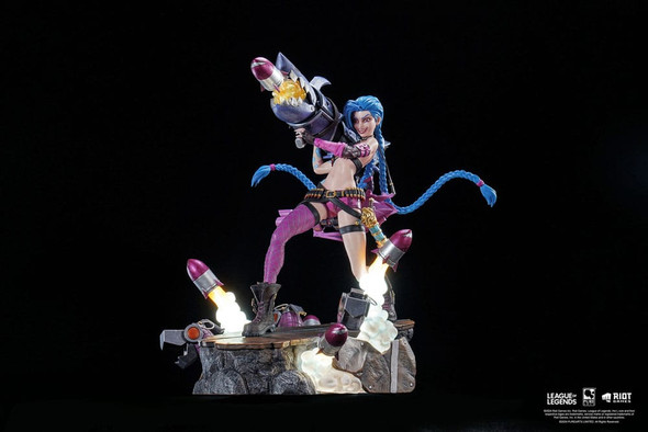 PREORDINE 09/2025 League of Legends Statue 1/6 Jinx 32 cm  (PREORDINE NON CANCELLABILE)