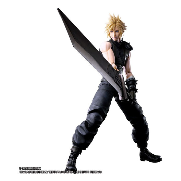 PREORDINE+ 04/2025 Final Fantasy VII Play Arts Kai Action Figure Cloud Strife 27 cm