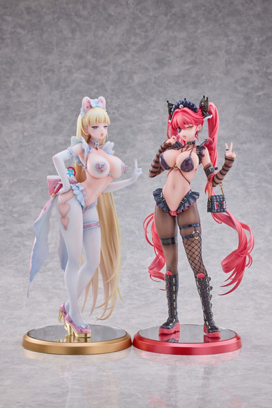 PREORDINE 05/2025 Original Character PVC Statues 1/5 Stella & Sadie Illustrated by Mendokusai 31 cm (18+)  (PREORDINE NON CANCELLABILE)