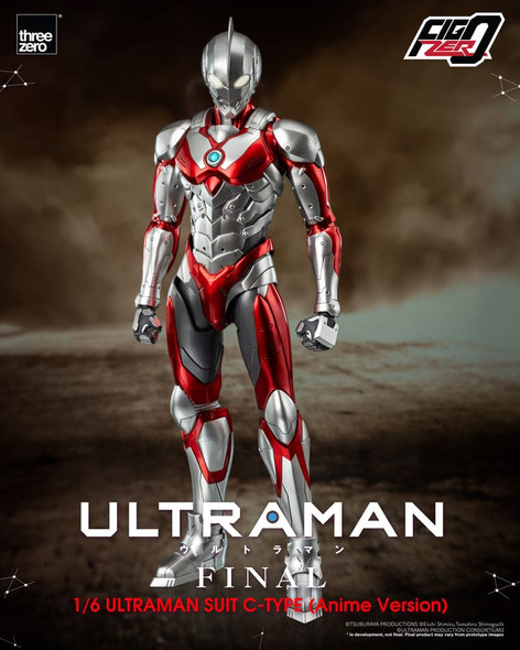 PREORDINE 03/2025 Ultraman FigZero Action Figure 1/6 Ultraman Suit C-Type (Anime Version) 31 cm (PREORDINE NON CANCELLABILE)