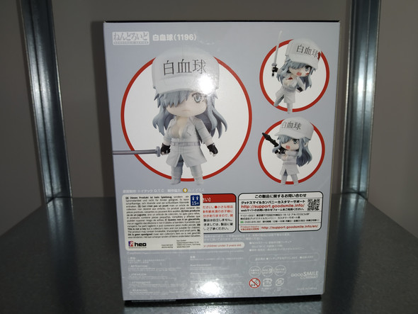 IN STOCK Cells at Work! Code Black Nendoroid Action Figure White Blood Cell Neutrophil 1196 10 cm