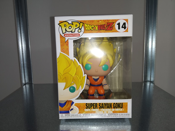 IN STOCK (Scatola Danneggiata) Dragon Ball Z POP! Vinyl Figure Super Saiyan Goku 10 cm