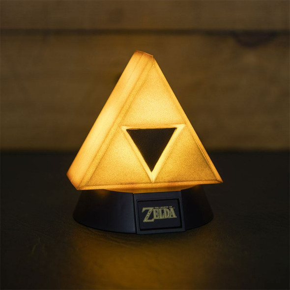 IN STOCK Lampada The Legend of Zelda 3D  Gold Triforce 10 cm