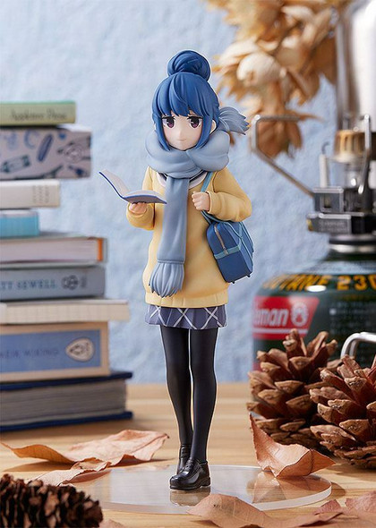 IN STOCK Laid-Back Camp Pop Up Parade PVC Statue Rin Shima 16 cm