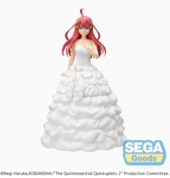 IN STOCK The Quintessential Quintuplets SPM PVC Statue Itsuki Nakano Bride Ver. 21 cm