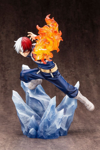 SU ORDINAZIONE My Hero Academia ARTFXJ Statue 1/8 Shoto Todoroki Ver. 2 Bonus Edition 26 cm