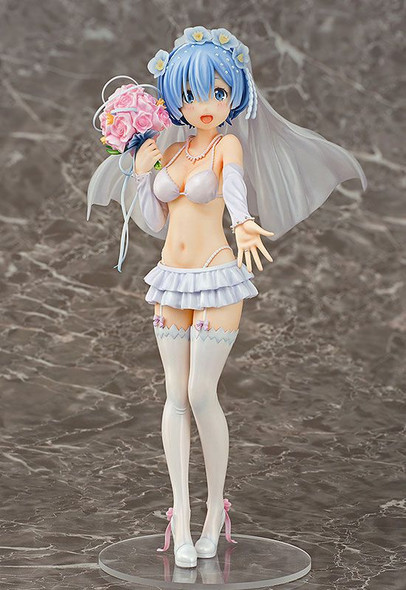 SU ORDINAZIONE Re:ZERO -Starting Life in Another World- PVC Statue 1/7 Rem Wedding Ver. 22 cm