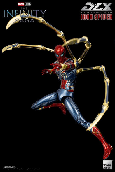 PREORDINE CHIUSO 03/2024 Infinity Saga DLX Action Figure 1/12 Iron Spider 16 cm