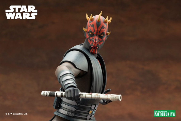 PREORDINE 05/2024 ARTFX Star Wars - The Clone Wars Darth Maul Clone Wars Edition 1/7 Figure