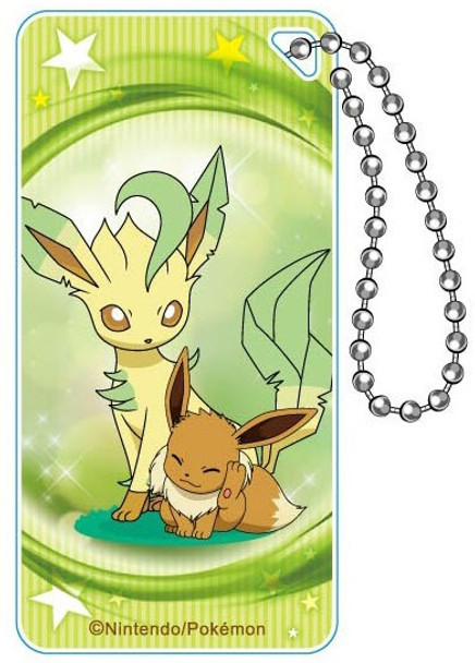 IN STOCK Pokemon: Domiterior Keychain (Eevee & Leafeon)