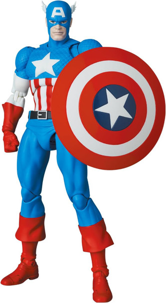 PREORDINE+ JAPAN IMPORT 09/2024 MAFEX No.217 MAFEX CAPTAIN AMERICA (COMIC Ver.)