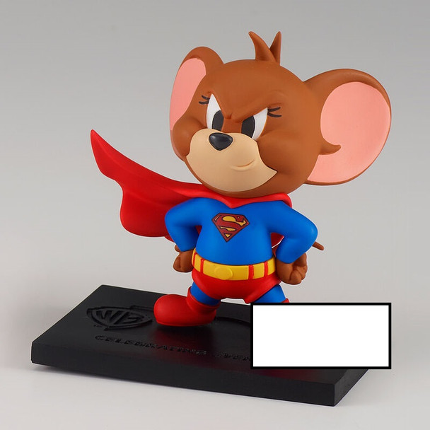 PREORDINE ESAURITO Figure Jerry as Superman 100th Anniversary Warner Bross Tom and Jerry 6cm