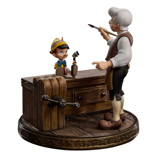 PREORDINE+ CHIUSO 08/2024 Disney Art Scale Statue 1/10 Pinocchio 16 cm