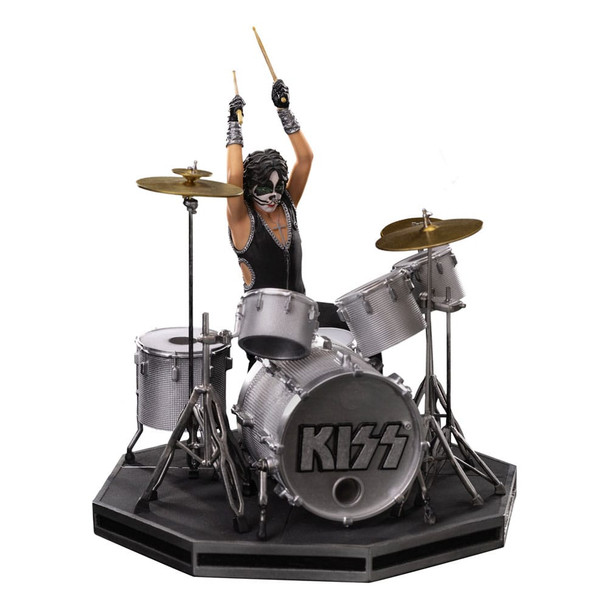 PREORDINE+ 12/2024 Kiss Art Scale Statue 1/10 Peter Criss Limited Edtition 22 cm