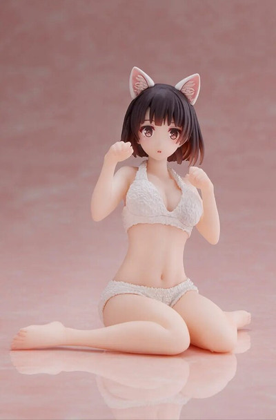 SU ORDINAZIONE Saekano: How to Raise a Boring Girlfriend PVC Statue Megumi Kato Cat Roomwear Ver.