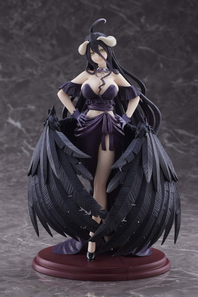 PREORDINE CHIUSO Overlord IV AMP PVC Statue Statue Albedo Black Dress Ver. 20 cm (2ND RUN)