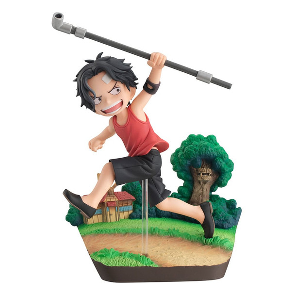 SU ORDINAZIONE One Piece G.E.M. Series PVC Statue Portgas D. Ace Run! Run! Run! 13 cm