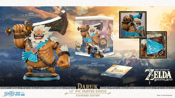 SU ORDINAZIONE The Legend of Zelda Breath of the Wild PVC Statue Daruk Standard Edition 29 cm