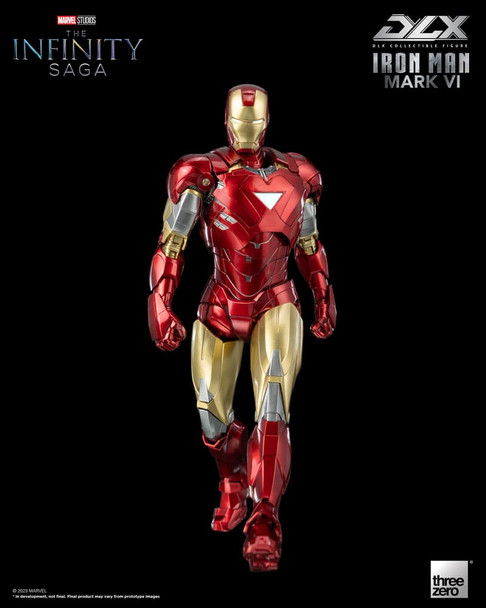 PREORDINE+ 10/2024 Infinity Saga DLX Action Figure 1/12 Iron Man Mark 6 17 cm