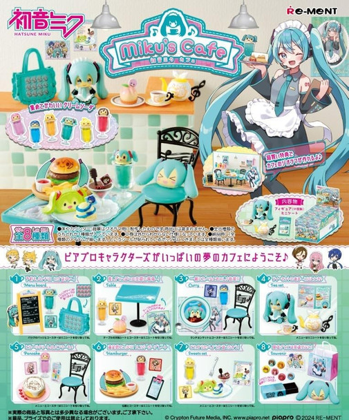 PREORDINE+ JAPAN IMPORT 06/2024 Hatsune Miku Series Miku's Cafe Box da 8
