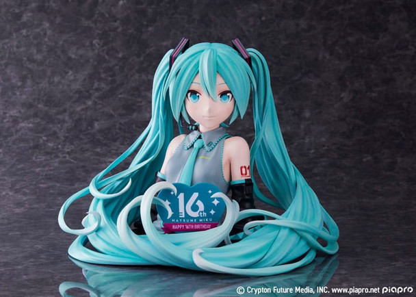 PREORDINE+ 09/2024 Hatsune Miku Bust Hatsune Miku 16th Anniversary 25 cm