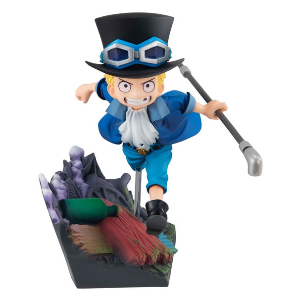 PREORDINE+ CHIUSO 09/2024 One Piece G.E.M. Series PVC Statue Sabo Run! Run! Run! 13 cm