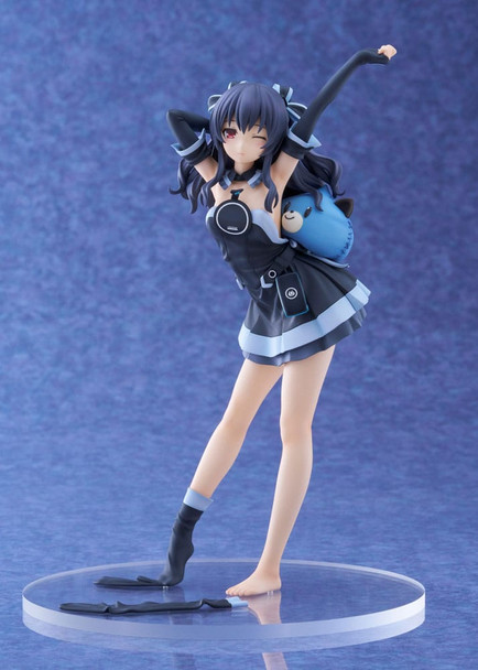 PREORDINE 11/2024 Hyperdimension Neptunia Statue 1/8 Neptunia Uni Wake Up Overseas Edition 20 cm - Acrylic Stand Incluso (PREORDINE NON CANCELLABILE)