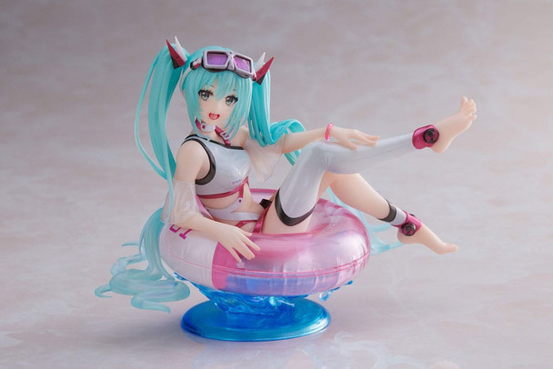 PREORDINE+ 09/2024 Hatsune Miku PVC Statue Aqua Float Girls Figure Hatsune Miku Reissue 18 cm