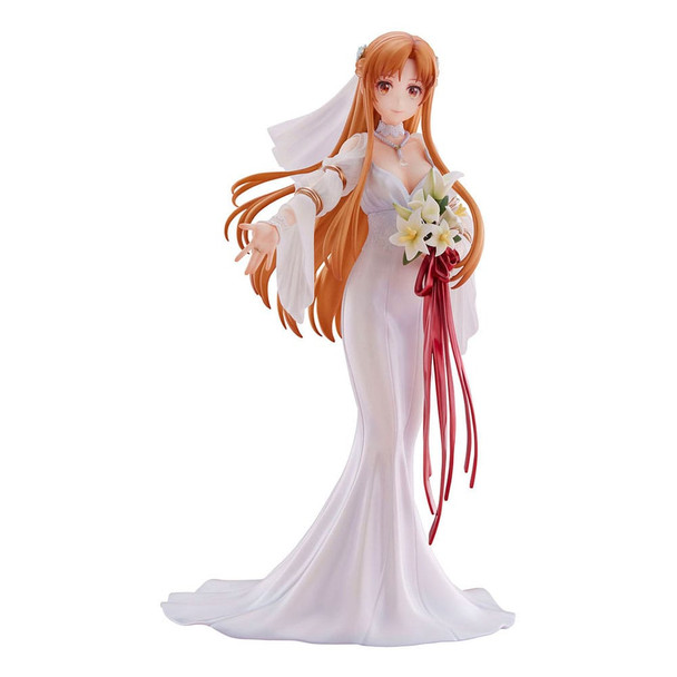 PREORDINE 06/2025 Sword Art Online PVC Statue 1/7 Asuna Wedding Ver. 25 cm (PREORDINE NON CANCELLABILE)