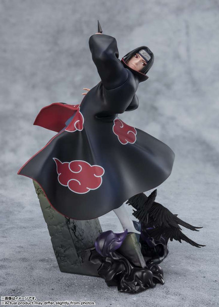 SU ORDINAZIONE Naruto Shippuden FiguartsZERO Extra Battle PVC Statue Itachi Uchiha -The Light & Dark of the Mangekyo Sharingan- 24 cm