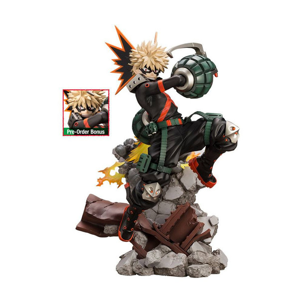 IN STOCK My Hero Academia ARTFXJ Statue 1/8 Katsuki Bakugo Ver. 2 Bonus Edition 26 cm