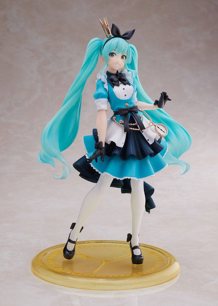 Vocaloid PVC Princess AMP Statue Hatsune Miku Alice Ver. 18 cm