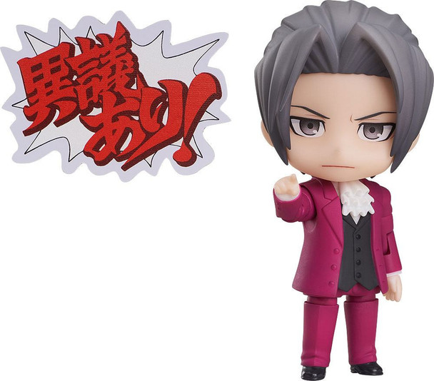 IN STOCK Phoenix Wright: Ace Attorney Nendoroid Action Figure Miles Edgeworth 10 cm