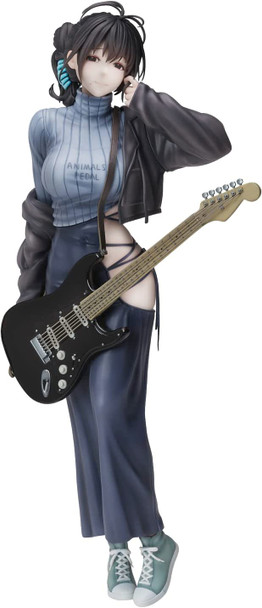 PREORDINE 05/2024 Juroku Illustration PVC Statue Guitar Meimei Backless Dress 26 cm