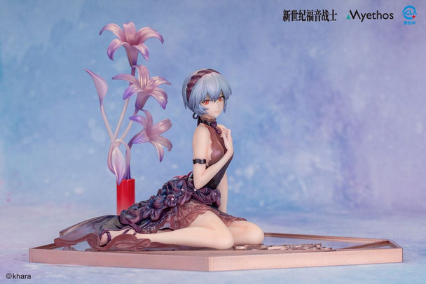 SU ORDINAZIONE Evangelion PVC Statue 1/7 Rei Ayanami: Whisper of Flower Ver. 15 cm