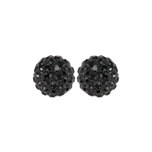 Black Disco Earrings