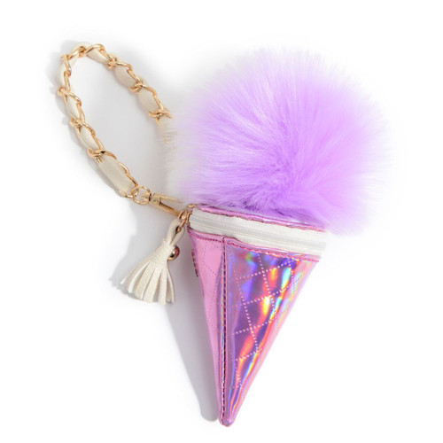 Me Oui Ice Cream Wristlet In Purple