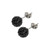 Black Disco Earrings