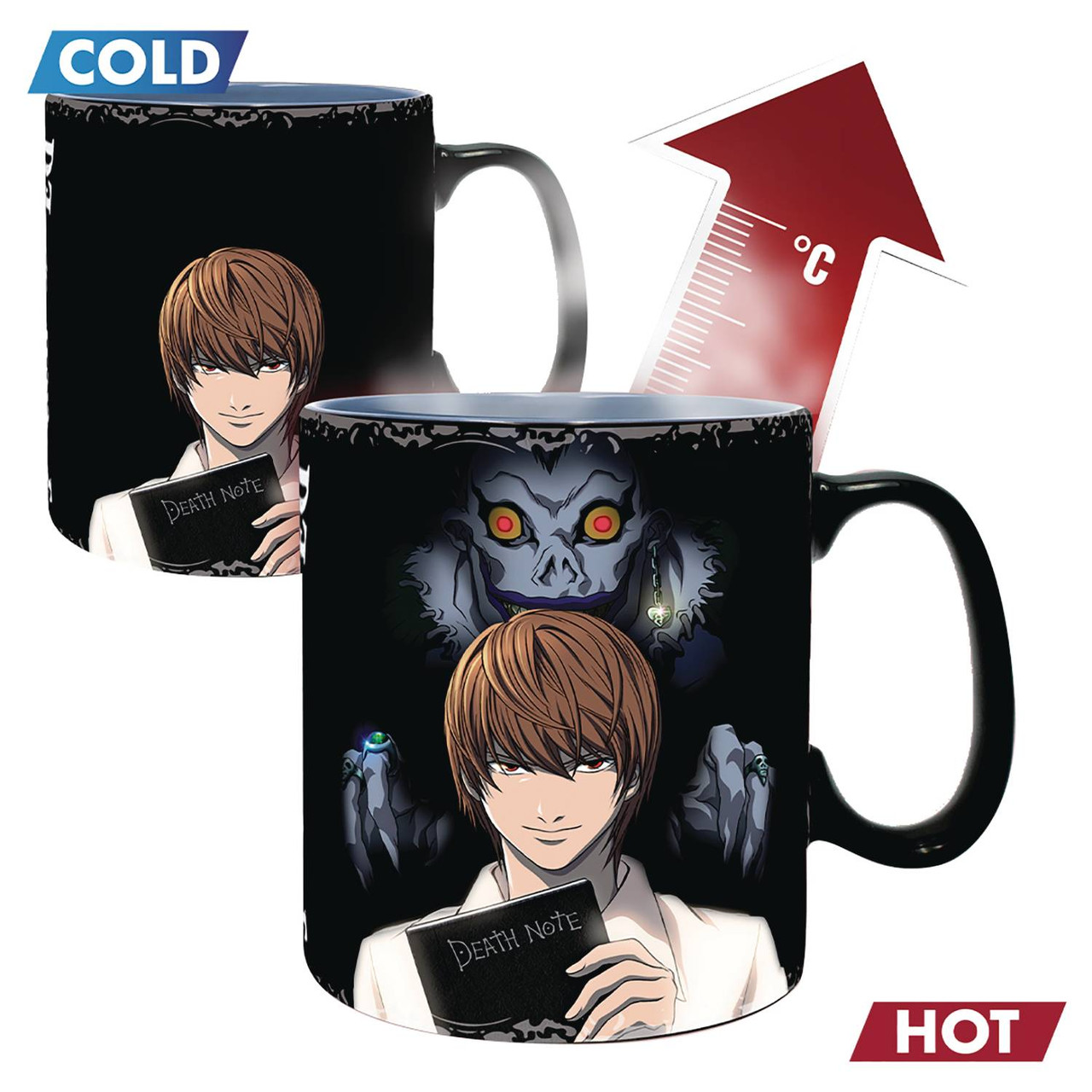 Death Note Heat Change Mug - Kira & L - Anime Castle