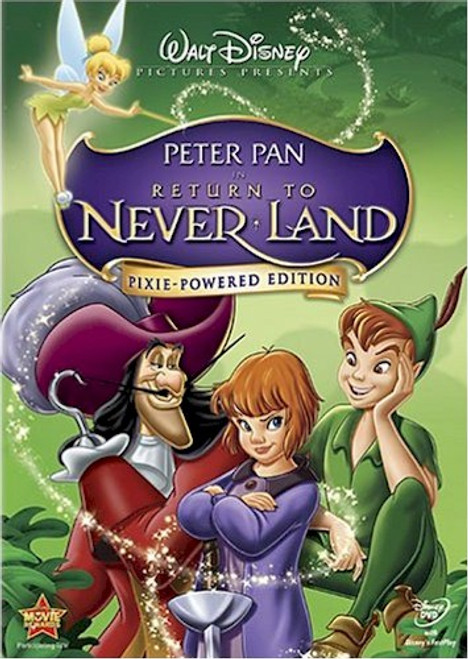 Peter Pan DVD Return to Never Land Pixie-Powered Edition