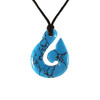 GPTQ-KGB43tq Turquoise Howlite Fish Hook